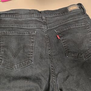 Levi's Black Perfectly Slimming 512 Boot Leg Jeans, 12 Short